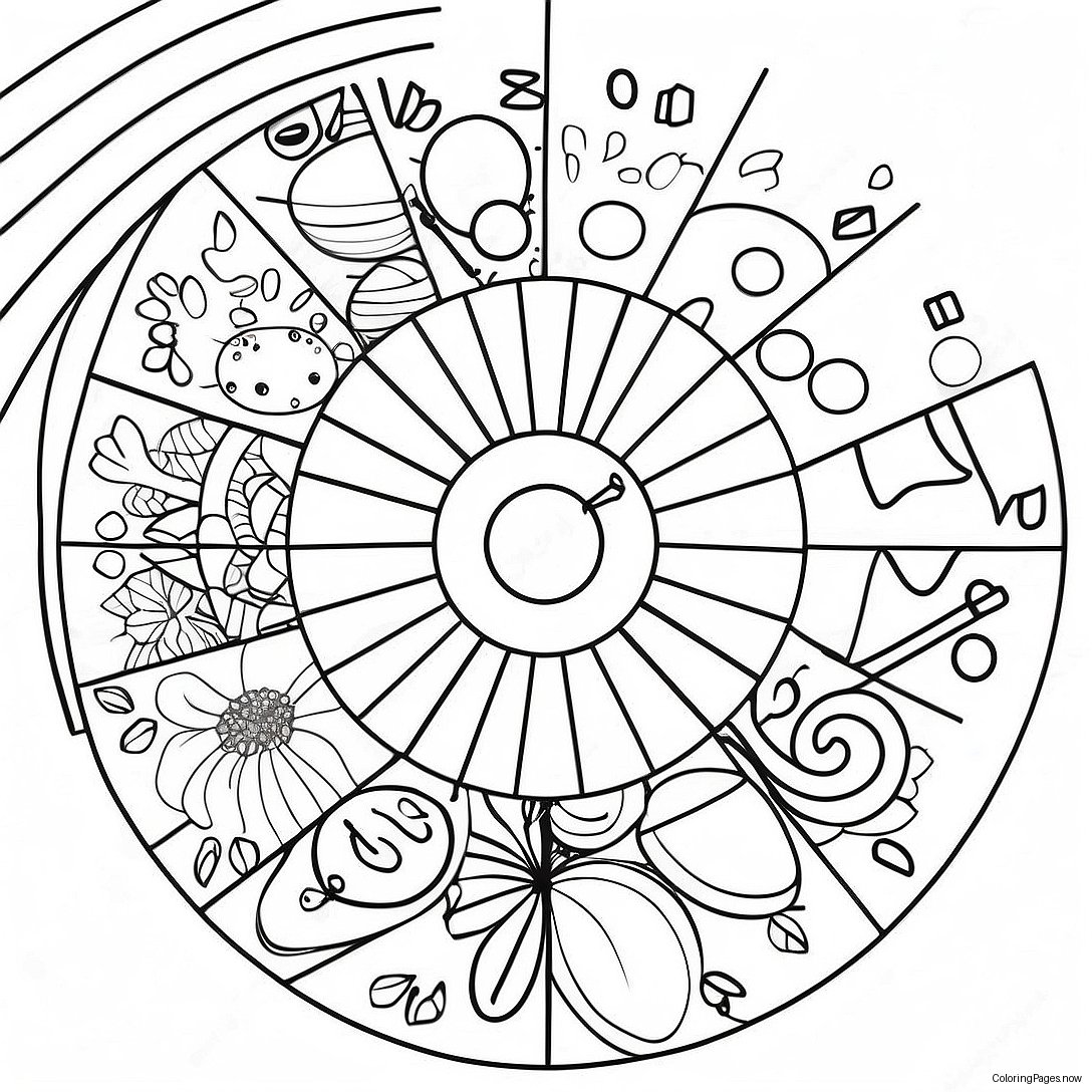 Color Wheel Coloring Page 69313 55563 