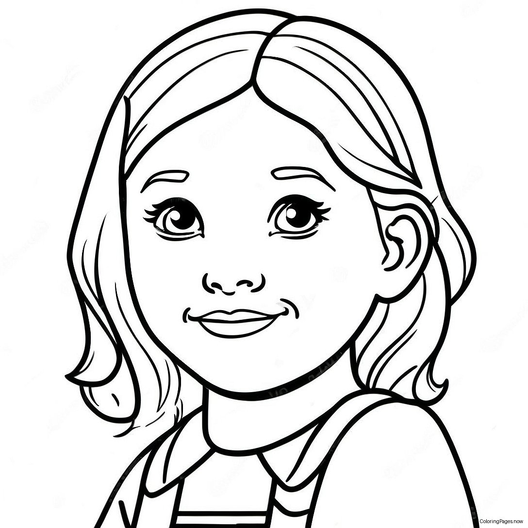 Girl Coloring Page 45003 35936 Girl Coloring Page 45003 35936