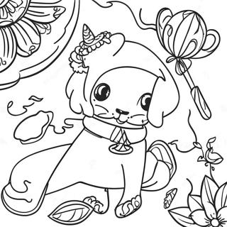 Colorful Cinco De Mayo Fiesta Coloring Page 10207-8319