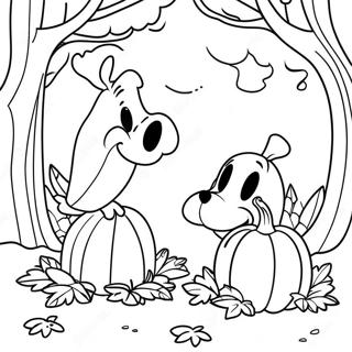 Fall Disney Coloring Page 10396-8469