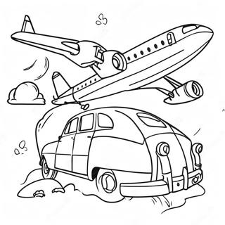 Traveling Coloring Page 11366-9236