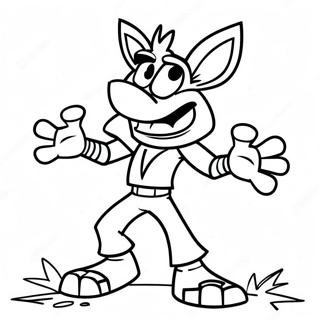 Crash Bandicoot Coloring Page 11486-9334