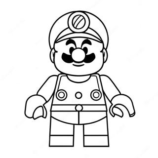 Lego Mario Coloring Page 11686-9500