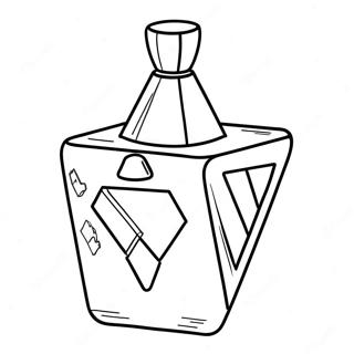 Adorable Hanukkah Dreidel Coloring Page 11927-9680