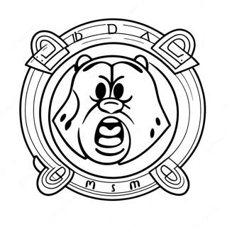 Bruins Logo Coloring Page 11946-9687