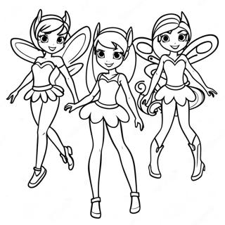 Winx Club Coloring Page 12106-9827