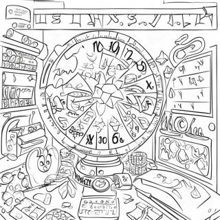 Math Mystery Coloring Page 12176-9870