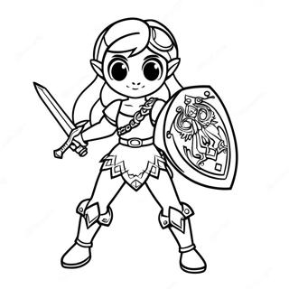 Zelda Coloring Page 121-98