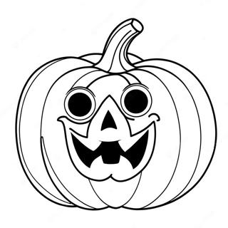 Scary Pumpkin Coloring Page 12256-9935