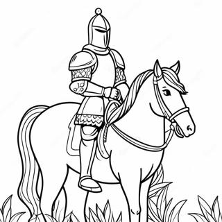 Knight Coloring Pages