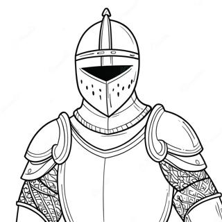 Knight In Shining Armor Coloring Page 1241-986