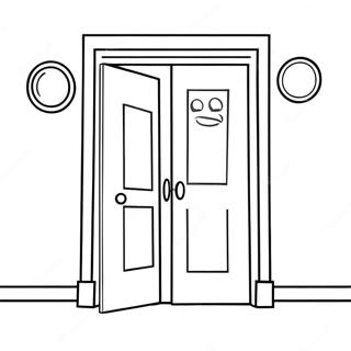 Roblox Doors Rush Coloring Page 12856-10412