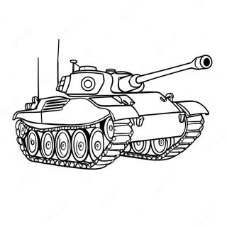 Tank Coloring Page 1301-1078