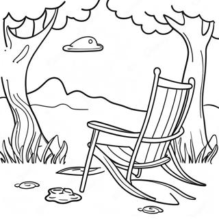 Relaxing Nature Scene Coloring Page 1312-1095