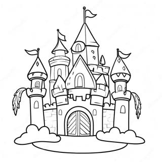 Princess Castle Coloring Pages