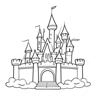 Princess Castle Coloring Page 13266-10731