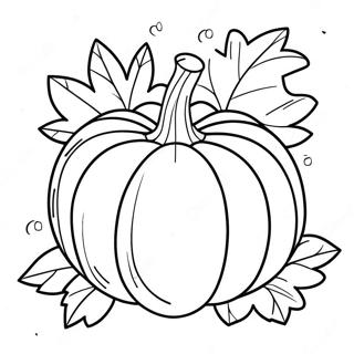 Fall Pumpkin Coloring Page 13646-11034