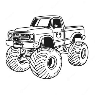 Colorful Monster Jam Trucks Coloring Page 14237-11507