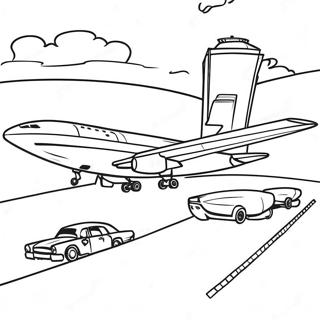 Airport Coloring Page 14429-11654