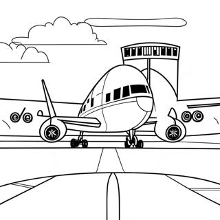 Airport Coloring Page 14429-11655