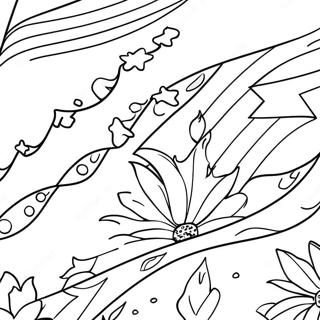 Colorful American Flag Coloring Page 1512-1255