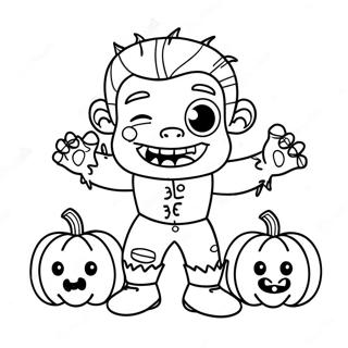 Frankenstein Coloring Pages