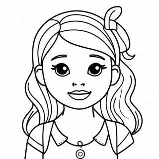 Pretty Girl Cute Girl Coloring Pages