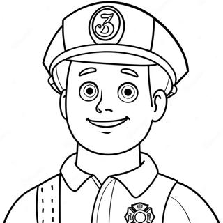 Fireman Sam Coloring Pages