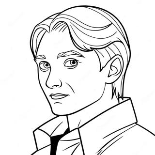 Draco Malfoy Coloring Pages