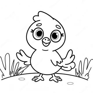 Brave Chicken Little Coloring Page 15590-12582