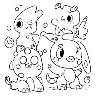 Cute Skzoo Characters Coloring Page 16040-12945