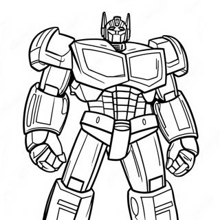 Optimus Prime Heroic Coloring Page 162-132