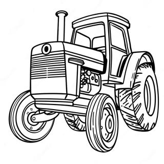 Case Tractor Coloring Page 16919-13634