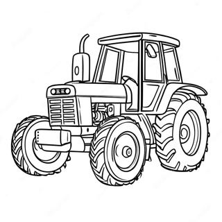 Case Tractor Coloring Page 16919-13636