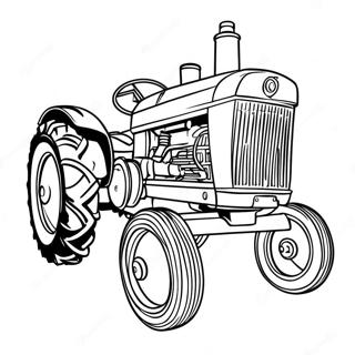 Vintage Case Tractor Coloring Page 16920-13640