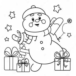 Festive Addition Christmas Coloring Page 16950-13666