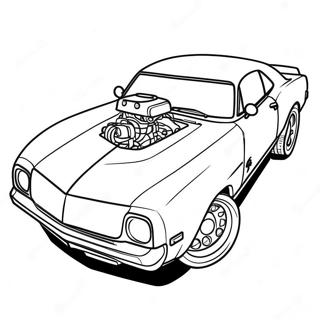 Drag Car Coloring Page 17239-13899