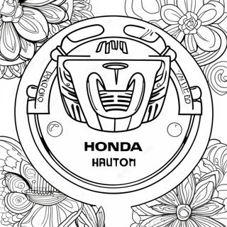 Honda Logo Coloring Page 17279-13924