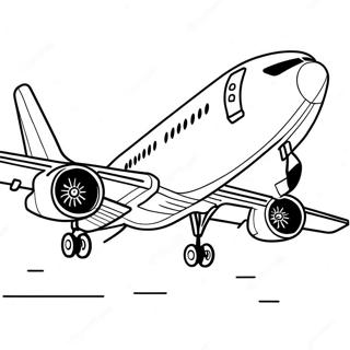 Boeing 737 Coloring Page 17829-14366