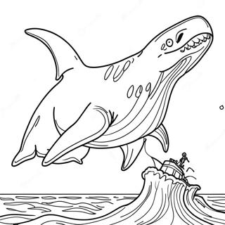 Megalodon Coloring Page 1801-1480