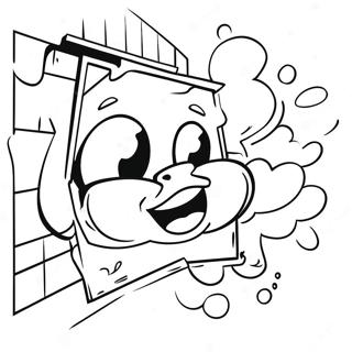 Graffiti Coloring Pages