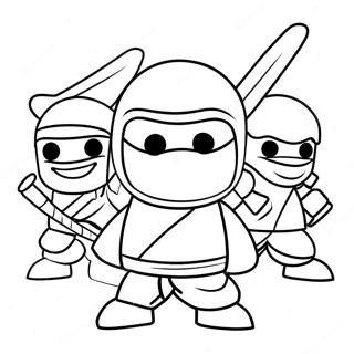 Epic Ninja Roblox Battle Coloring Page 18440-14858