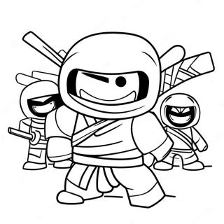 Epic Ninja Roblox Battle Coloring Page 18440-14860