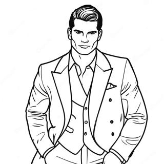 Men S Fashion Coloring Page 18569-14956
