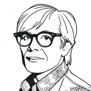 Andy Warhol Coloring Pages