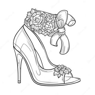 High Heel Fashionista Coloring Page 19031-15323