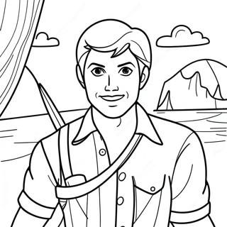 Adventurous Ken Coloring Page 19052-15344