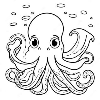 Teenage Kraken Coloring Pages