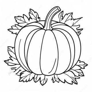 Autumn Pumpkin Coloring Page 19531-15739