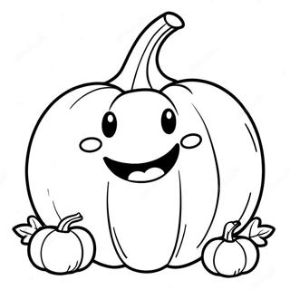 Autumn Pumpkin Coloring Pages